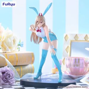 Chainsaw Man Bicute Bunnies Pvc Statua Power Light Blue Color Ver. 30 Cm Furyu
