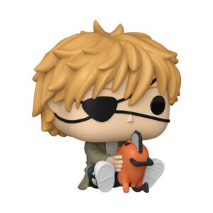 Chainsaw Man Pop! Games Vinile Figura Denji & Pochita 9 Cm Funko
