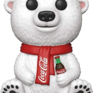Coca-cola Pop! Icons Vinile Figura Polar Bear(dglt) 9 Cm Funko Scatola Rovinata