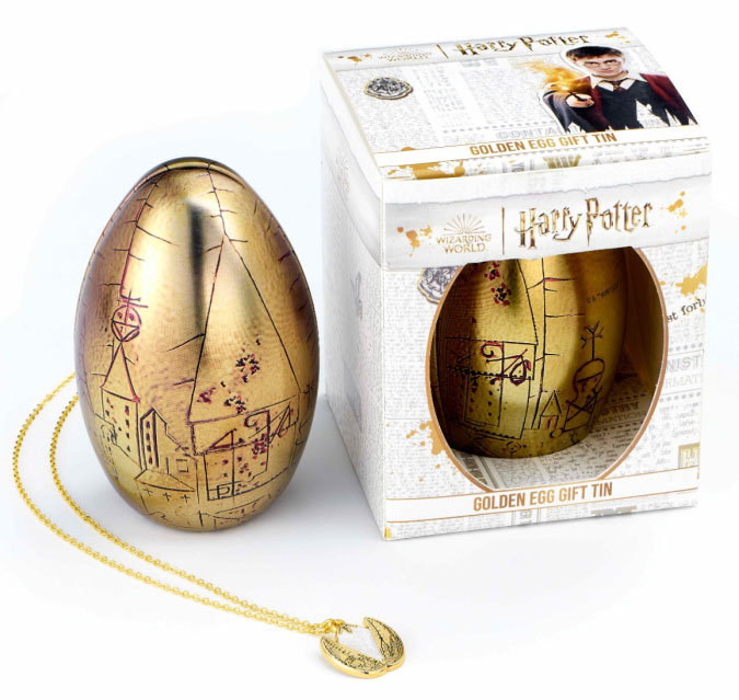 Collana Harry Potter Uovo Oro E Madreperla Con Box Regalo Harry Potter - Accessori