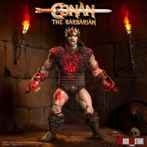 Conan The Barbarian Ultimates Action Figura Conan Blood Soaked Pit Fighter 18 Cm Super7
