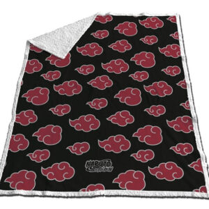 COPERTA SHERPA NARUTO LOGO AKATSUKI ANIME - ACCESSORI