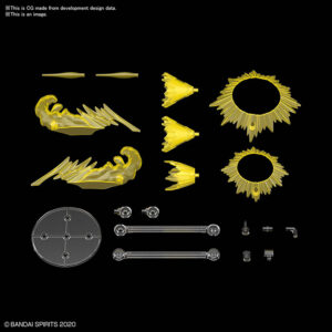 CUSTOMIZE EFFECT ACTION IMAGE YELLOW MODEL KIT BANDAI MODEL KIT
