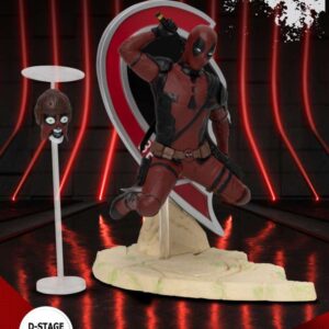D-STAGE DEADPOOL/WOLVE DEADPOOL + HEAD Statua Beast Kingdom