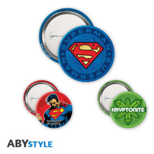DC COMICS - Badge Pack - Superman, Logo & Kryptonite