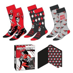 Dc Comics Harley Quinn Pack 3 Adulto Calzini Cerdà