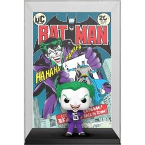 Dc Comics Pop! Comic Cover Figure Vinile Joker 9 Cm Funko Scatola Rovinata