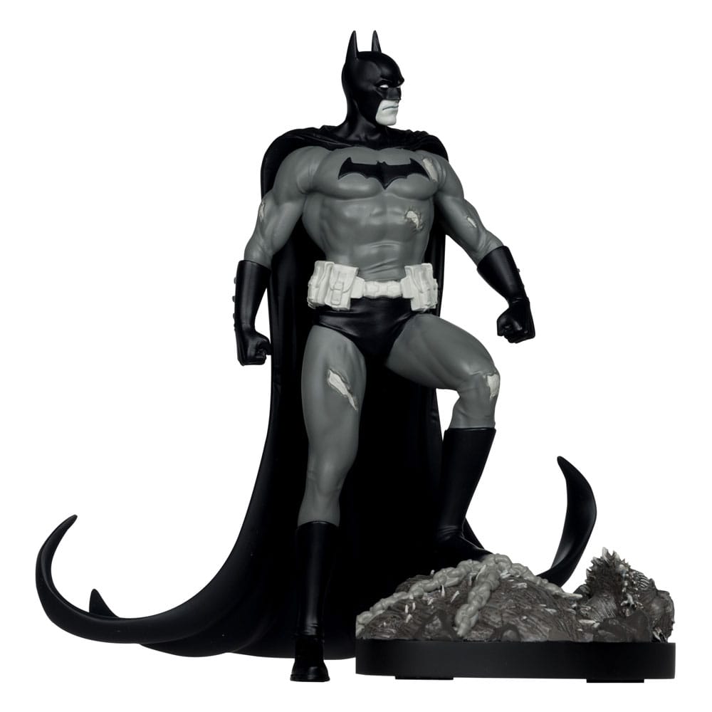 Dc Direct Statua Black e White 1/10 Batman By Bjorn Barends 18 Cm Mcfarlane Toys