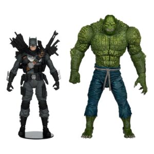 Dc Multiverse Action Figura 2 Pack 03 Batman Vs Killer Croc 18 Cm Mcfarlane Toys