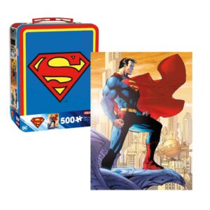 Dc Superman 500  Pezzi Puzzle & Fun Box Set Puzzle Aquarius Ent