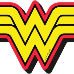 DC WONDER WOMAN LOGO FUNKY CHUNKY MAGNET Magneti Aquarius Ent