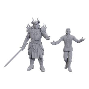 D&d Nolzur's Marvelous Miniatures Unpainted Miniature Sarevok Anchev & Raphael Wizbambino