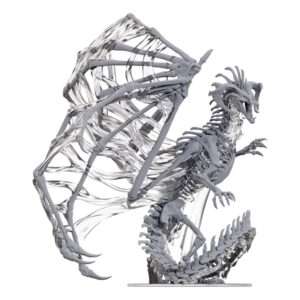 D&d Nolzur's Marvelous Miniatures Unpainted Miniatures Black Dracolich 30 Cm Wizbambino