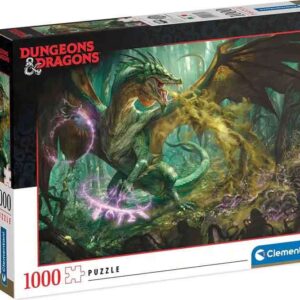 D&D PUZZLE 1000 PZ GREEN DRAGON Puzzle Clementoni