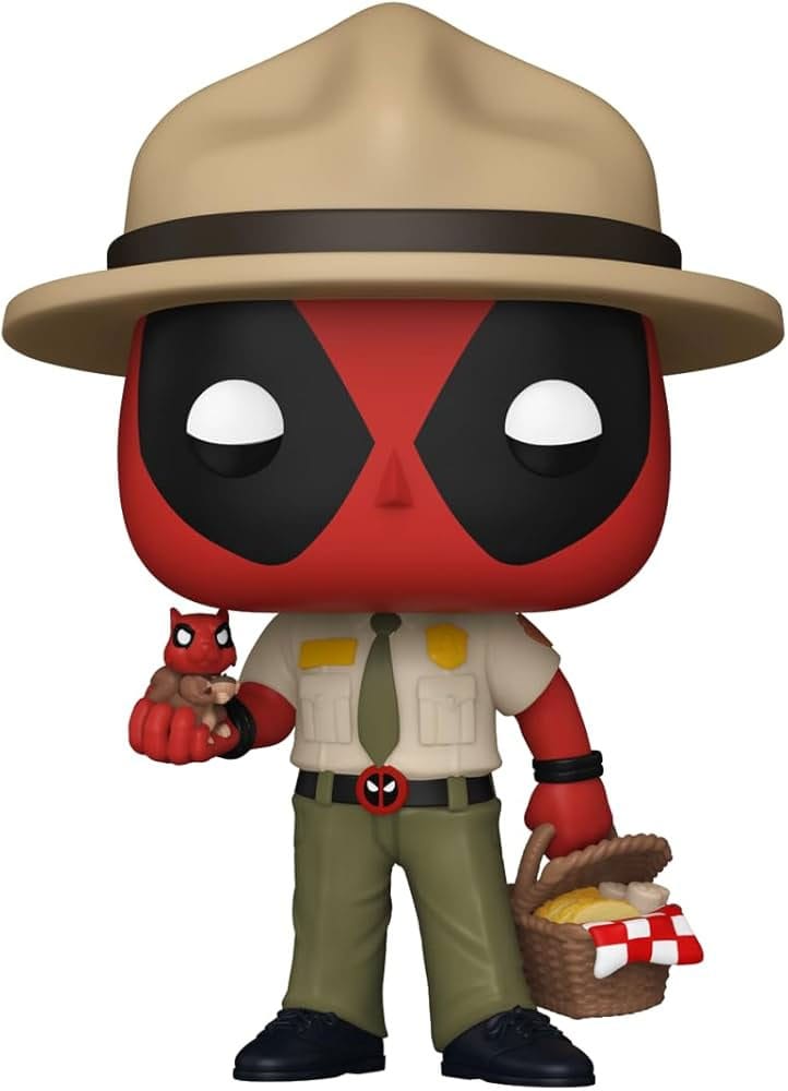 Deadpool Pop! Marvel Vinile Figura Park Ranger Deadpool 9 Cm Funko