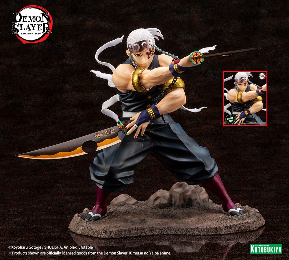 Demon Slayer: Kimetsu No Yaiba Artfxj Statua 1/8 Tengen Uzui Bonus Edition 23 Cm Kotobukiya