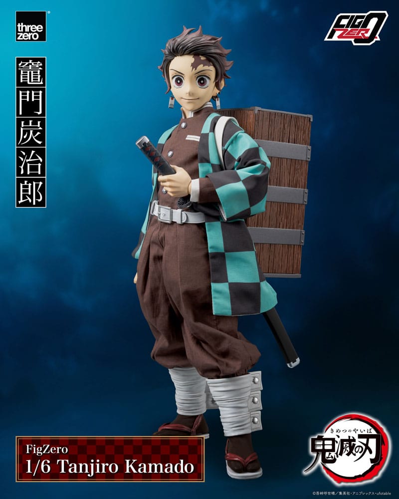 Demon Slayer: Kimetsu No Yaiba Figzero Action Figura 1/6 Tanjiro Kamado 27 Cm Threezero