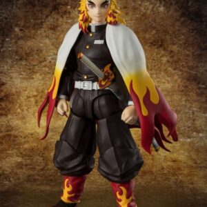 Demon Slayer Kyojuro Rengoku Shf Action Figura Bandai