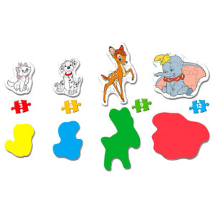 Disney Animal Friends My First Puzzle 3-6-9-12 Pezzi Clementoni