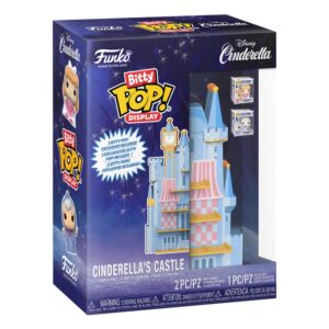 Disney Bitty Pop! Display Con 2 Vinile Figures Cinderella's Castle Funko