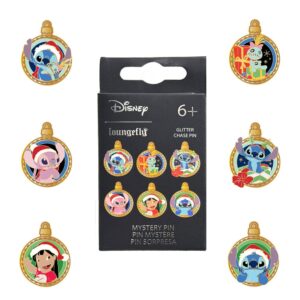 Disney By Loungefly Enamel Pins Blind Box Lilo & Stitch Holiday Ornaments Loungefly