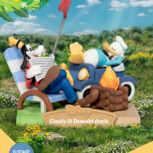 Disney D-Stage Campsite Series PVC Diorama Goofy & Donald Duck Special Edition 10 Cm Beast Kingdom Toys