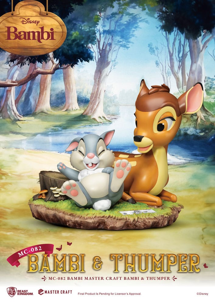 Disney Master Craft Statua Bambi & Thumper 26 Cm Beast Kingdom Toys