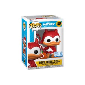 Disney Mickey and Friends Pop! Figura vinile Devil Donald with Pumpkin Exclusive 9 cm Funko