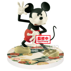 Disney Mickey Touch Japonism Q Posket B Figura 10cm Banpresto