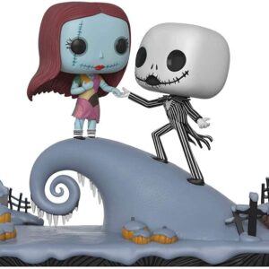 Disney Nightmare Before Christmas Funko Pop Film Vinile Figura Jack E Sally sulla Collina