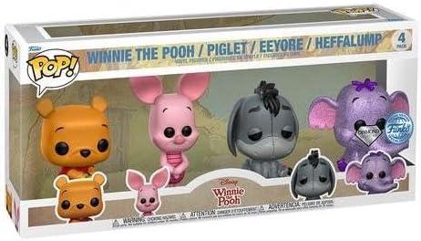 Disney Pop! Movies Vinile Figura 4-pack Winnie The Pooh 9 Cm Funko