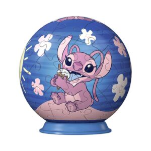 Disney Stitch 3d Puzzle Ball Angel (55 Pezzi) Ravensburger