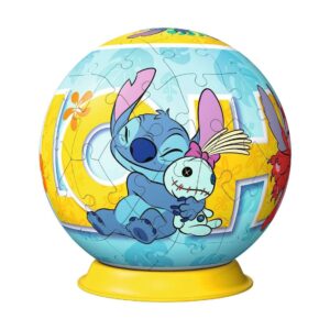 Disney Stitch 3d Puzzle Ball Stitch (73 Pezzi) Ravensburger