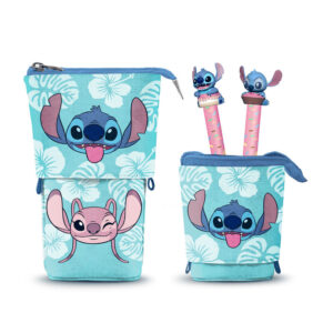 Disney Stitch Astuccio + 2 Erasable Penne Karactermania