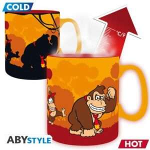 Donkey Kong - Tazza Heat Change - 460 Ml - Donkey Kong