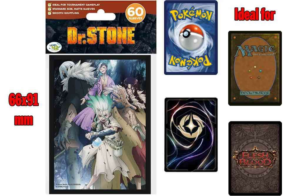 DR STONE SLEEVES BATTLE TEAM Accessori Don T Panic Games