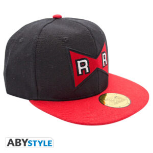 Dragon Ball - Cappellino Snapback - Black & Red - Red Ribbon