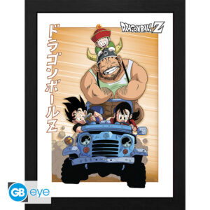 DRAGON BALL - Framed print "Family Road Trip" (30x40)