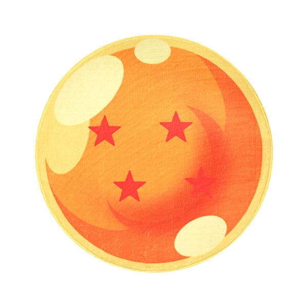 Dragon Ball Indoor Mat 4 Stars Ball 60 X 60 Cm SD Toys