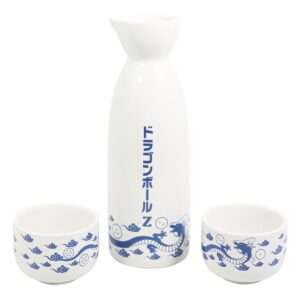 Dragon Ball Z Ceramic Sake Set Blue Shenron Just Funky