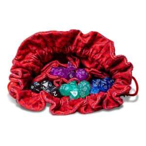 Dragon Storm Dice Bag Con Compartments Red Dragon Scales Fanroll