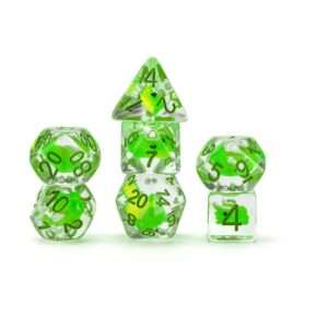 Dragon Storm Inclusion Dice Set Green Dragon (7) FanRoll