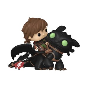 Dragon Trainer 2 Pop! Rides Deluxe Vinile Hiccup e Sdentato 9 Cm Funko