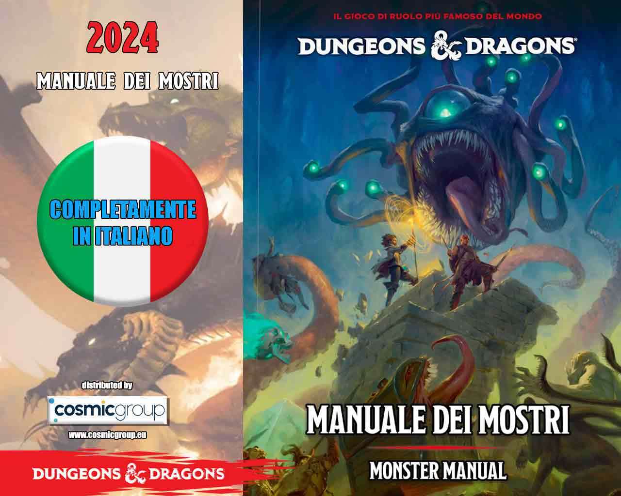 Dungeons & Dragons 2024 ITA MANUALE DEI MOSTRI-Wizard of the Coast