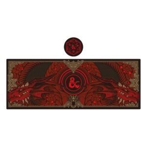 Dungeons & Dragons Desk Pad & Sottobicchiere Set Graphic Fanattik