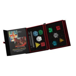 Dungeons & Dragons Dice Set 50th Anniversary: Then & Now (Holmes Retro Replica & Modern Holmes Inspired) FanRoll