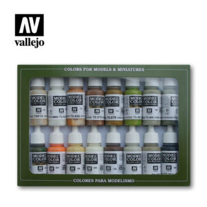 EARTH TONES (16) COLOR SET 70141 COLORI VALLEJO