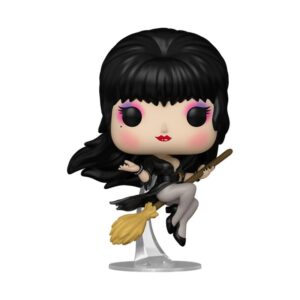 Elvira Pop! Icons Vinile Figura Elvira Broom 9 Cm Funko