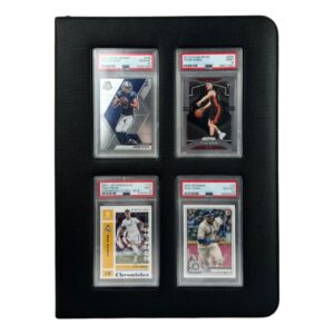Evoretro Premium Card Slab Binder Con Window Black Evoretro