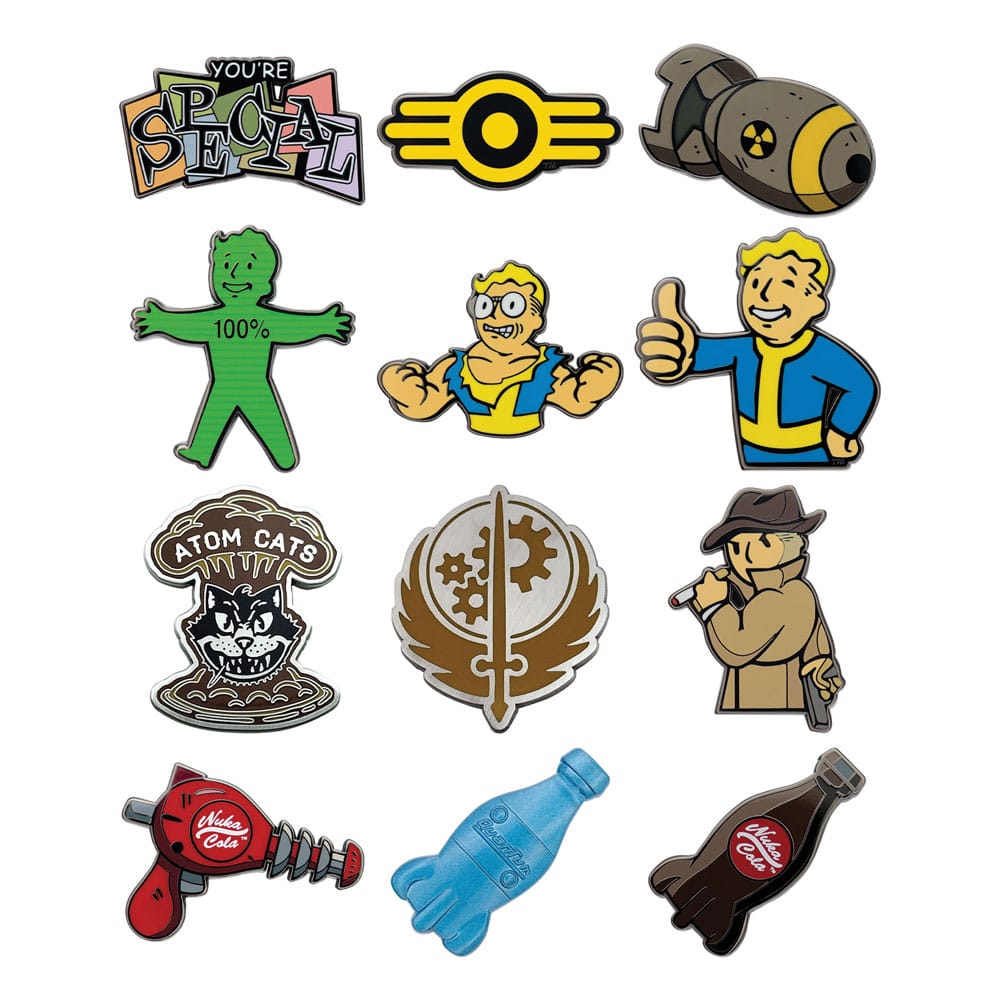 Fallout World Spilla Badge Mystery Spilla Badge Volume 2 Display (12) Fanattik